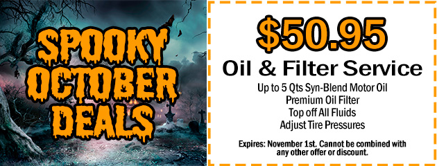 Spooky Deals - Oil Service